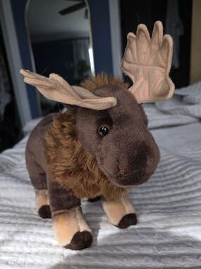 PBS Kids Brown Plush Moose Stuffed Animal - Soft Toy